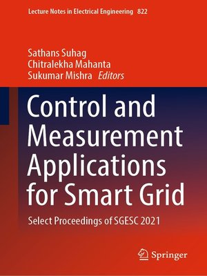 cover image of Control and Measurement Applications for Smart Grid